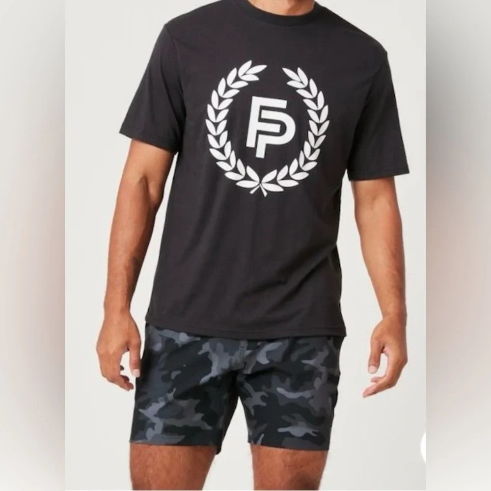 NWT Flint Park Tennis Pickleball Men's Advantage Short Lined Black Camo Pockets - Picture 2 of 12